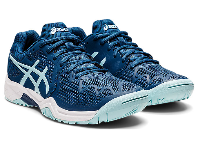 Skolske Topanky Asics Gel-resolution 8 Grade Detske Svetlo Indigo Modre | 56280-OSIH