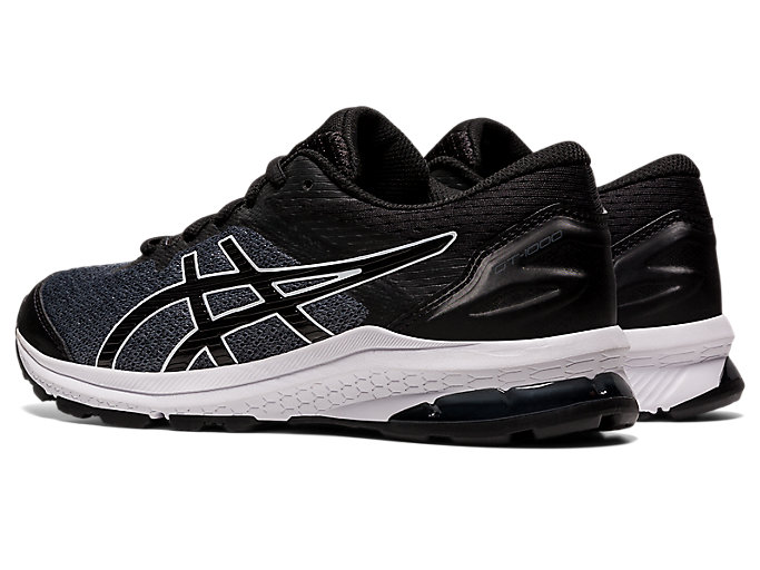 Skolske Topanky Asics Gt-1000 10 Grade Detske Čierne Biele | 17650-XKDP