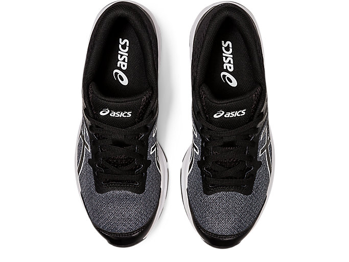 Skolske Topanky Asics Gt-1000 10 Grade Detske Čierne Biele | 17650-XKDP