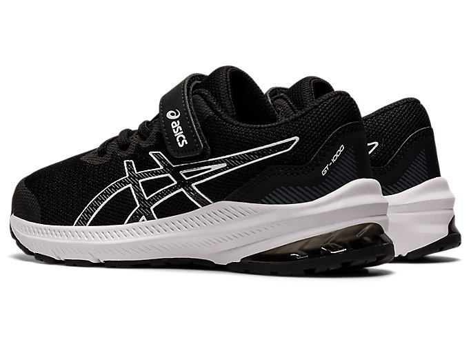 Skolske Topanky Asics Gt-1000 11 Pre Detske Čierne Biele | 20536-JVDS