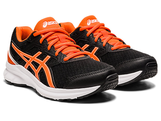 Skolske Topanky Asics Jolt 3 Grade Detske Čierne Oranžové | 26957-XCAG