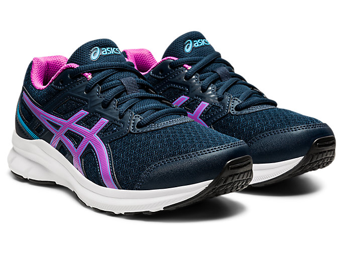 Skolske Topanky Asics Jolt 3 Grade Detske Modre Nachový | 65729-RJUG