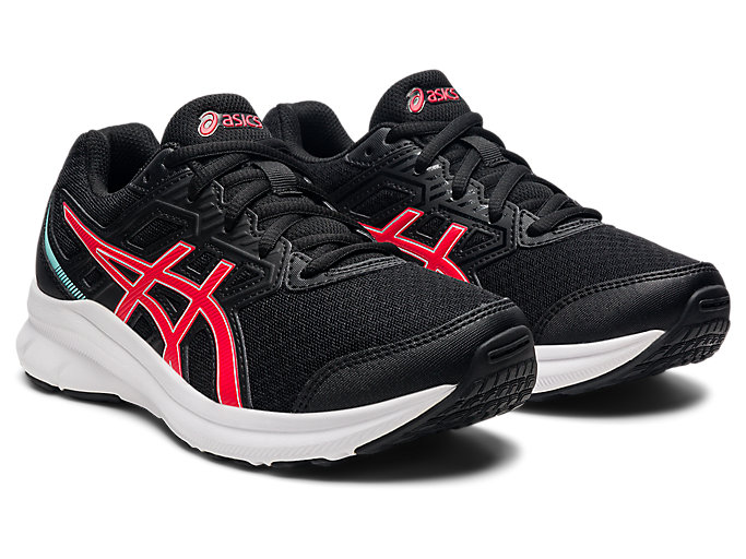 Skolske Topanky Asics Jolt 3 Grade Detske Čierne Červené | 93840-AZOT