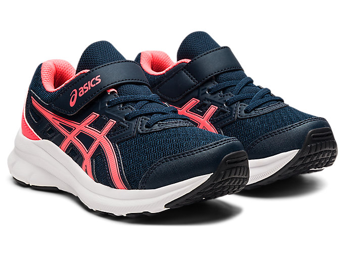 Skolske Topanky Asics Jolt 3 Pre Detske Modre Koralove | 53149-ZEDV