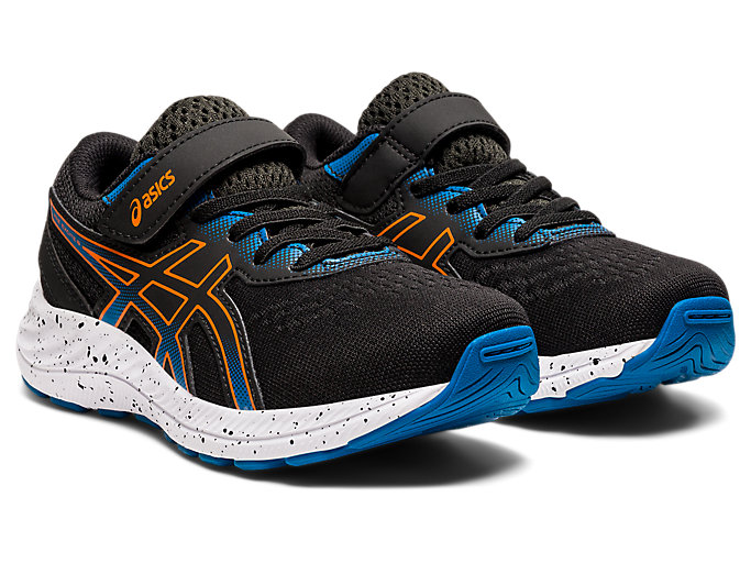 Skolske Topanky Asics Pre Excite 8 Pre Detske Čierne Oranžové | 14806-RJXL