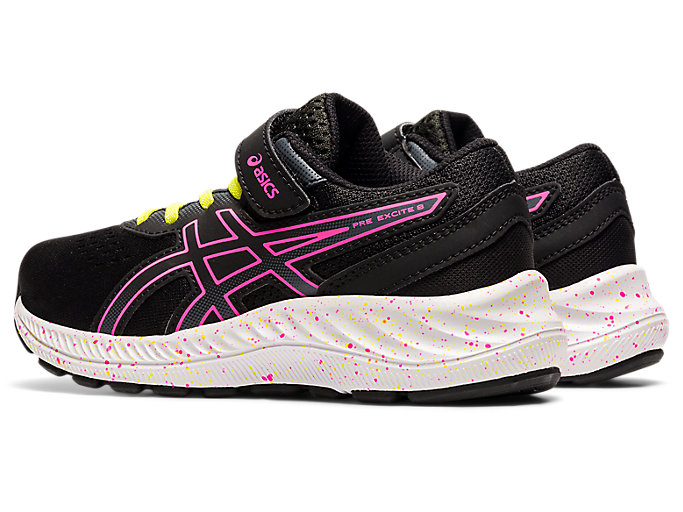 Skolske Topanky Asics Pre Excite 8 Pre Detske Čierne Ruzove | 14932-UMBV