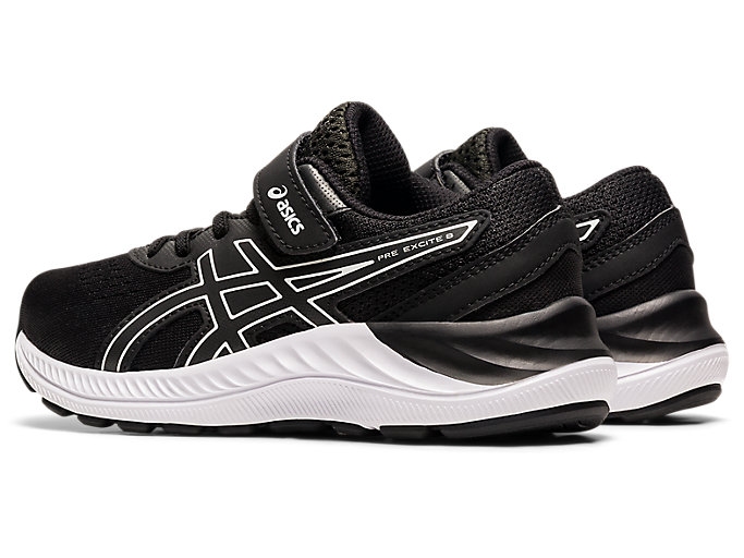 Skolske Topanky Asics Pre Excite 8 Pre Detske Čierne Biele | 24768-VAIF