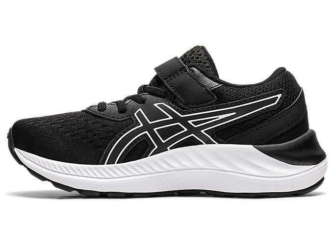 Skolske Topanky Asics Pre Excite 8 Pre Detske Čierne Biele | 24768-VAIF