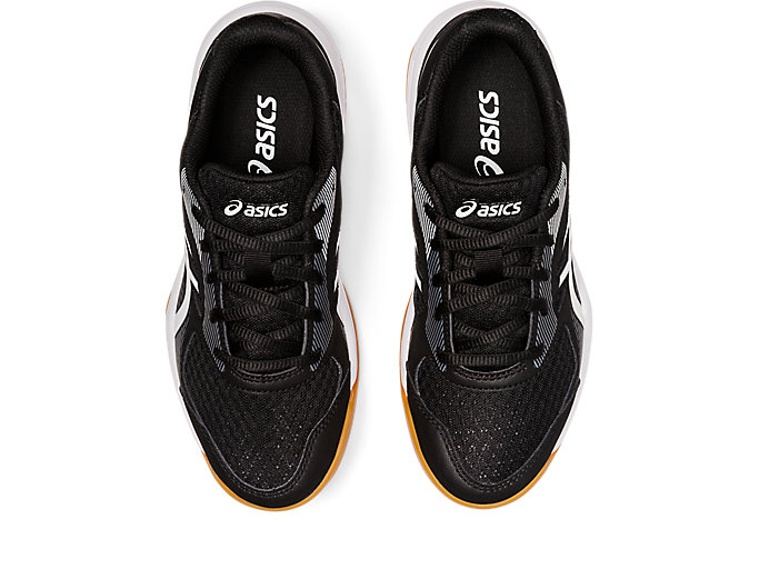 Skolske Topanky Asics Upcourt 5 Grade Detske Čierne Biele | 15034-JTGC