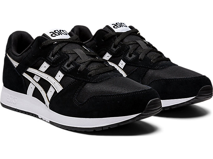 Tenisky Asics Lyte Klasické Panske Čierne Biele | 57642-JKFS