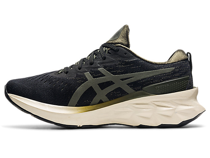 Tenisky Asics Novablast 2 Sps Panske Čierne Olivovo Zelená | 02358-ODAL