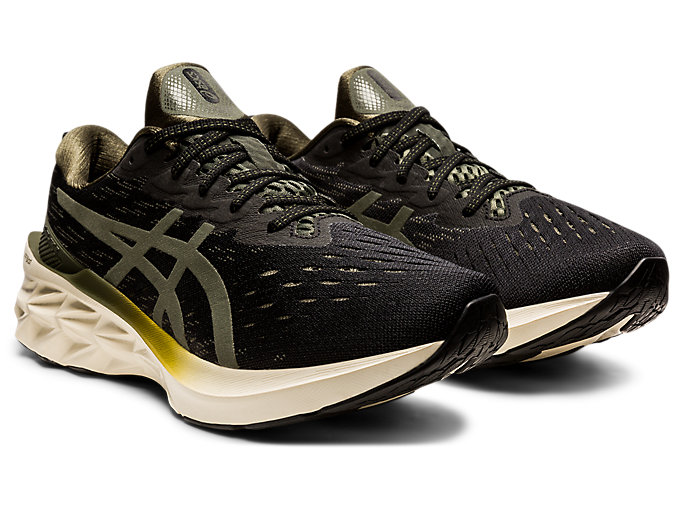 Tenisky Asics Novablast 2 Sps Panske Čierne Olivovo Zelená | 02358-ODAL