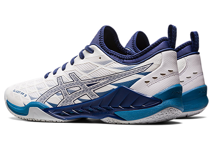 Tenisky Na Volejbal Asics Blast Ff 3 Panske Biele Tmavo | 83956-KHZM