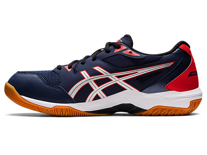 Tenisky Na Volejbal Asics Gel-rocket 10 (2e) Panske Námornícka Modrá Strieborne | 35142-CQTI