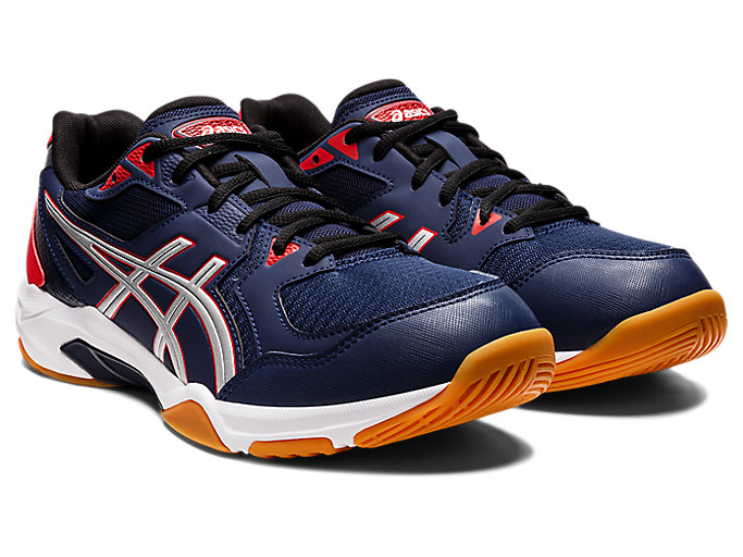 Tenisky Na Volejbal Asics Gel-rocket 10 (2e) Panske Námornícka Modrá Strieborne | 35142-CQTI