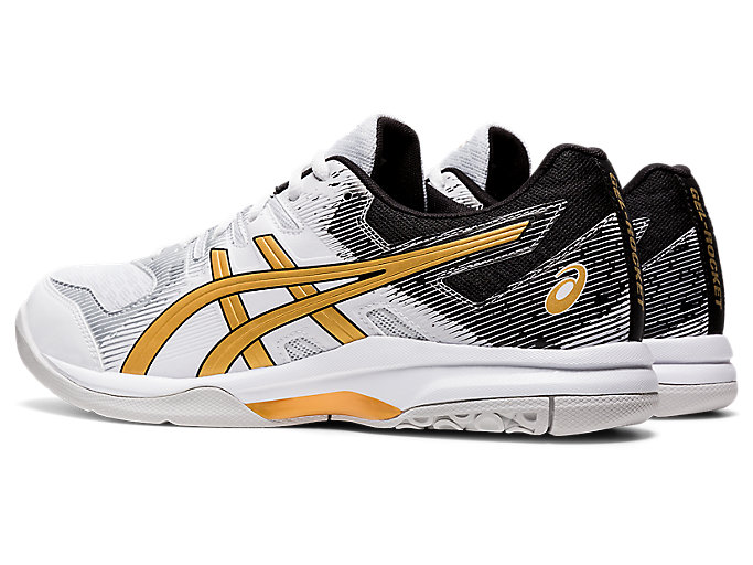 Tenisky Na Volejbal Asics Gel-rocket 9 Panske Biele Zlate | 71849-BDKF