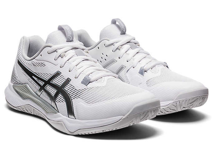 Tenisky Na Volejbal Asics Gel-tactic Damske Biele Strieborne | 24637-DOHS