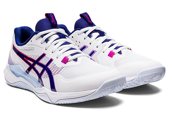 Tenisky Na Volejbal Asics Gel-tactic Damske Biele Modre | 75046-SQPH