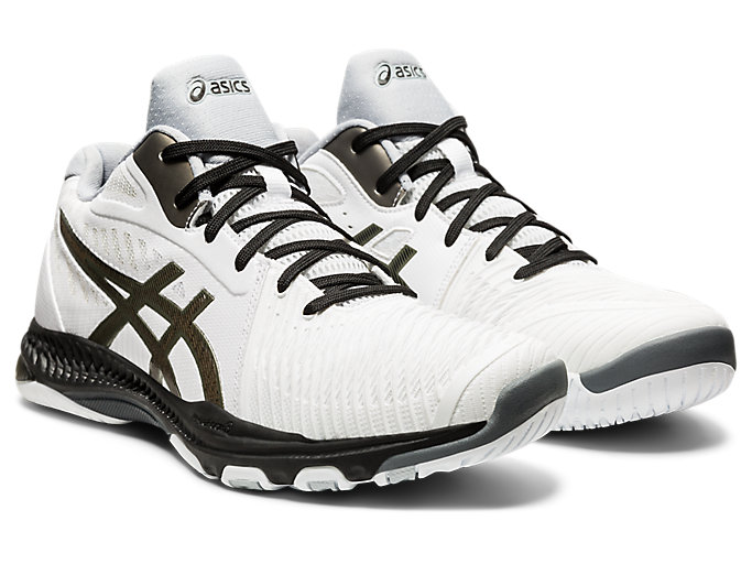 Tenisky Na Volejbal Asics Netburner Ballistic Ff Mt 2 Panske Biele Siva | 69023-DHXG