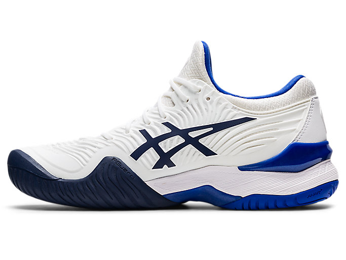 Tenisove Tenisky Asics Court Ff 2 Damske Biele Modre | 01726-YSZO