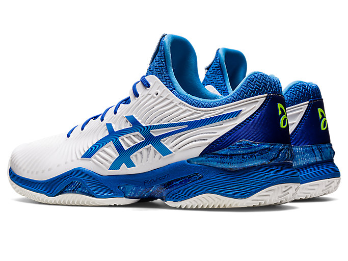 Tenisove Tenisky Asics Court Ff Novak Clay Panske Biele Modre | 07643-UTNJ