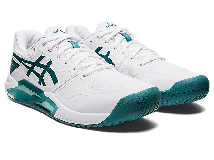 Tenisove Tenisky Asics Gel-challenger 13 Panske Biele Tmavo Zelene | 91403-OGSY