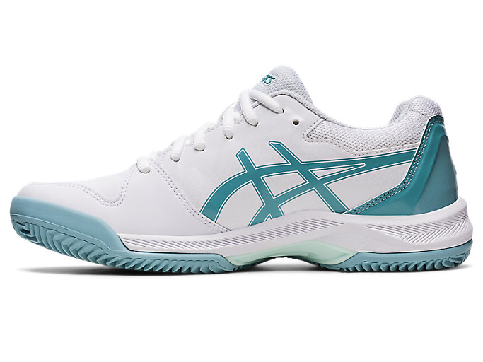 Tenisove Tenisky Asics Gel-dedicate 7 Clay Damske Biele Modre | 86194-HLTY