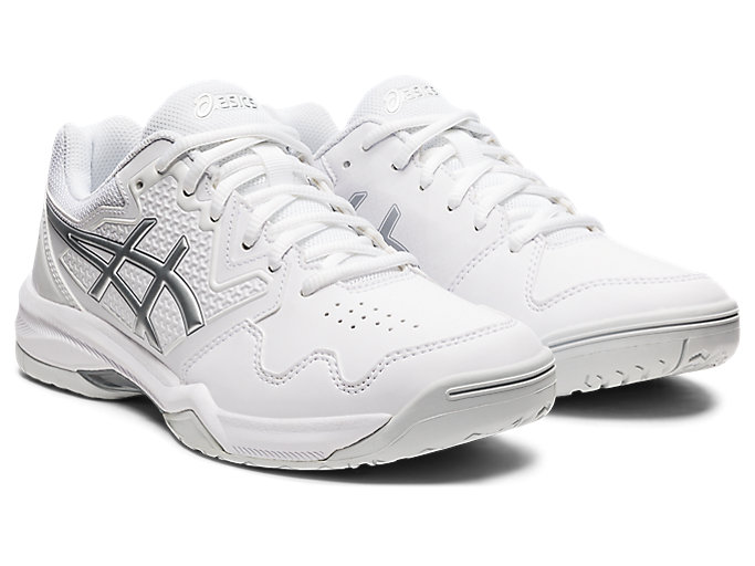 Tenisove Tenisky Asics Gel-dedicate 7 Damske Biele Strieborne | 62193-OIWA