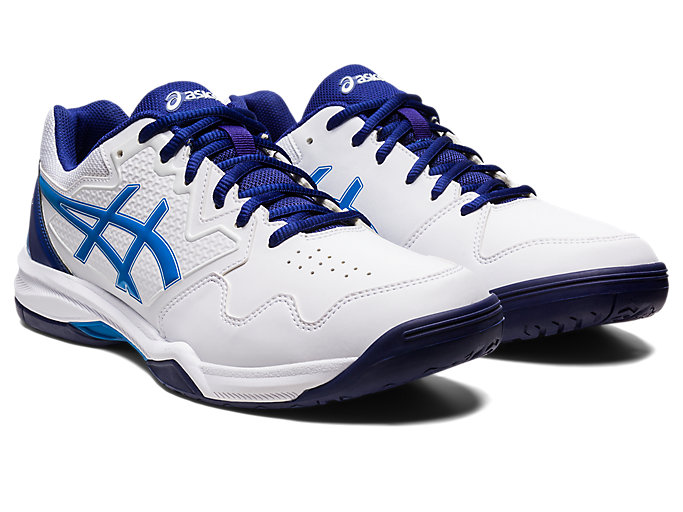 Tenisove Tenisky Asics Gel-dedicate 7 Panske Biele Modre | 24069-UAYS