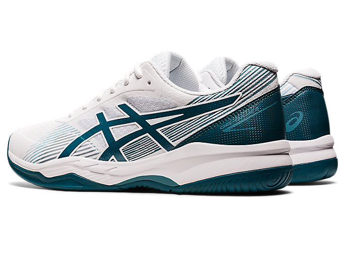 Tenisove Tenisky Asics Gel-game 8 Panske Biele Tmavo Zelene | 17382-JASK