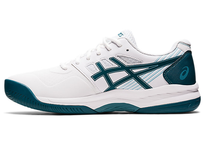 Tenisove Tenisky Asics Gel-game 8 Panske Biele Tmavo Zelene | 17382-JASK