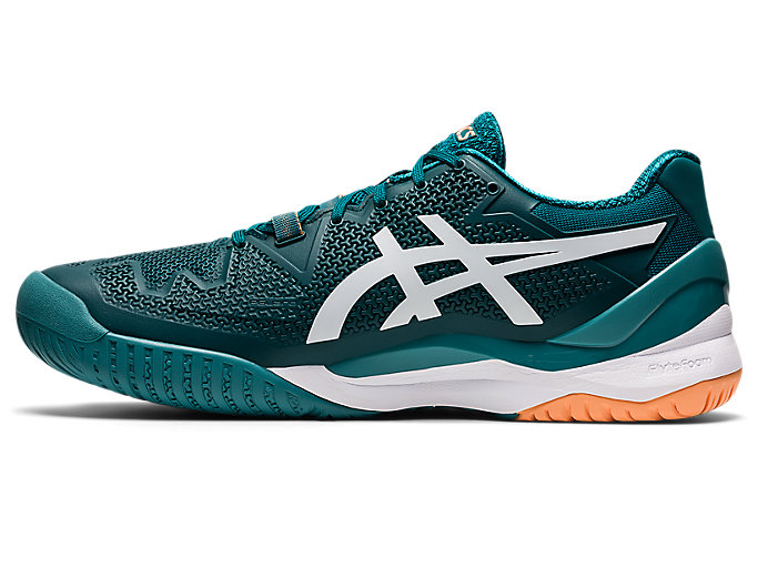 Tenisove Tenisky Asics Gel-resolution 8 Panske Tmavo Zelene Biele | 03417-ROEU