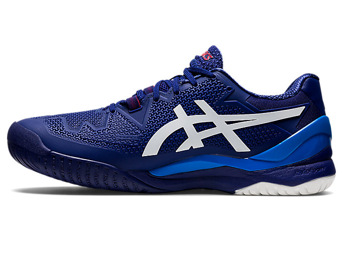 Tenisove Tenisky Asics Gel-resolution 8 (2e) Panske Modre Biele | 56274-BZSR