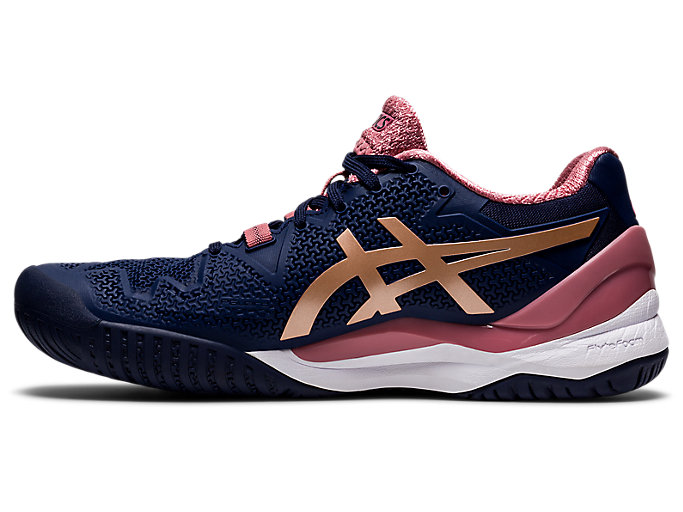 Tenisove Tenisky Asics Gel-resolution 8 Damske Námornícka Modrá Ruzove Zlate | 60193-GUSX