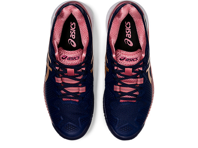 Tenisove Tenisky Asics Gel-resolution 8 Damske Námornícka Modrá Ruzove Zlate | 60193-GUSX