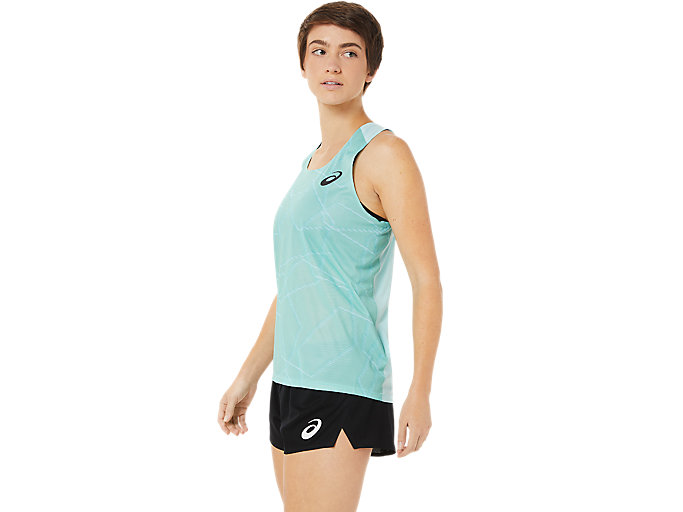 Tielko Asics Light Mesh Singlet Damske Modre | 02389-BJGF