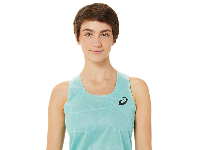 Tielko Asics Light Mesh Singlet Damske Modre | 02389-BJGF