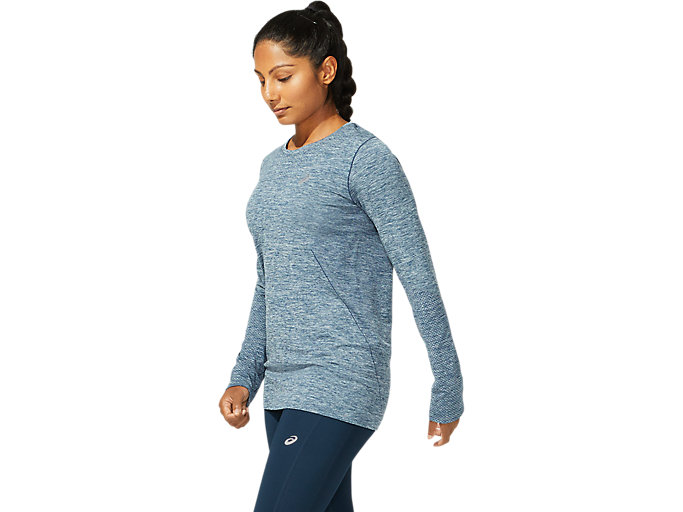 Tielko Asics Race Seamless Long Sleeve Damske Modre | 28916-NSKX