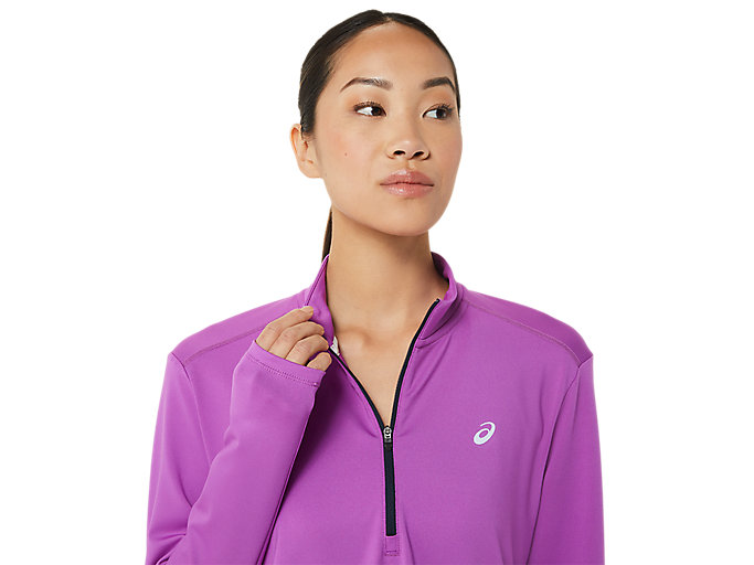 Tielko Asics Ready-set Half Zip Damske Nachový Modre | 45701-GZWL