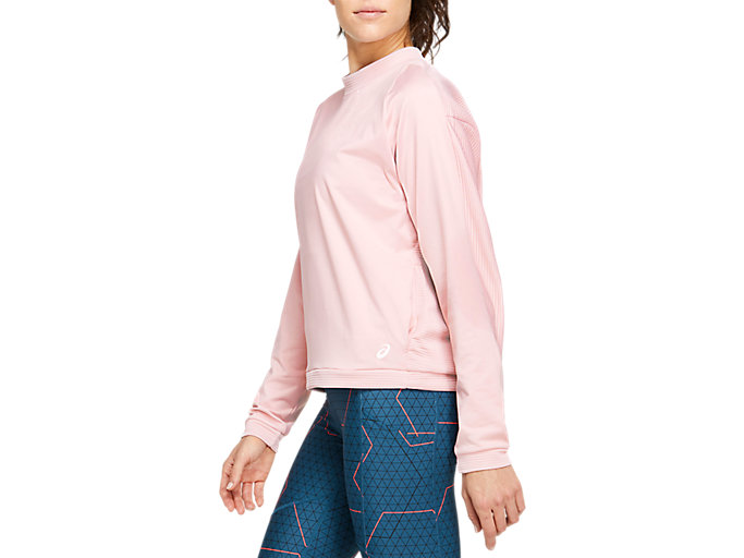 Tielko Asics Thermopolis Fleece Crop Crew Damske Koralove | 04523-WSFB