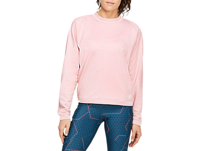 Tielko Asics Thermopolis Fleece Crop Crew Damske Koralove | 04523-WSFB