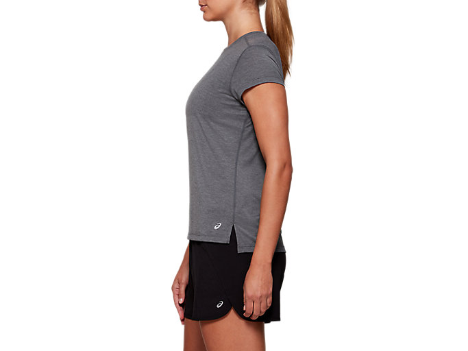 Topy Asics Dorai Kratke Sleeve Damske Tmavo Siva | 79263-RWHA