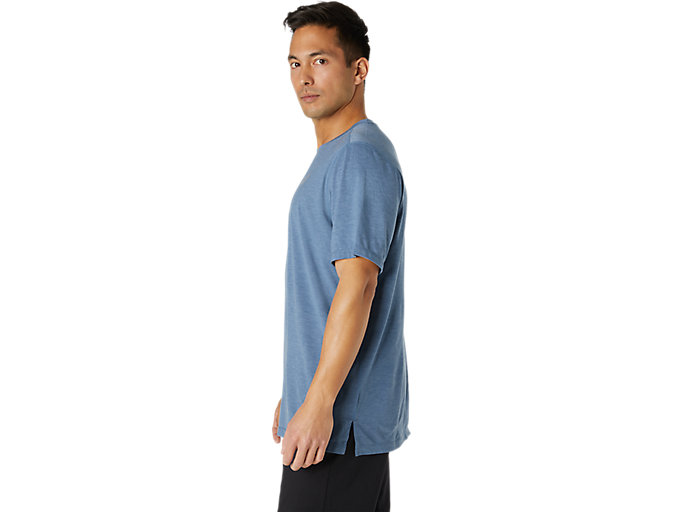 Topy Asics Dorai Kratke Sleeve Panske Modre | 36485-VAID