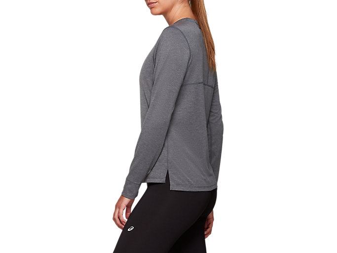 Topy Asics Dorai Long Sleeve Damske Tmavo Siva | 29654-QLHO