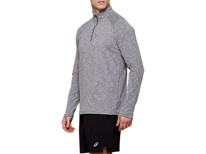 Topy Asics Dorai Quarter Zip Panske Tmavo Siva | 60437-IYMP