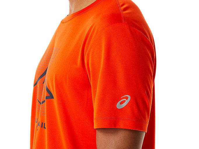 Topy Asics Fujitrail Logo Kratke Sleeve Panske Ruzove | 67942-BSCI