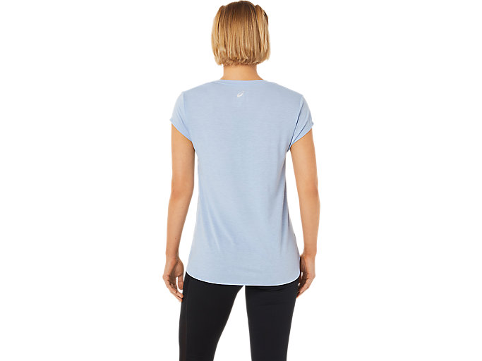 Topy Asics Heather Vneck Damske Biele | 40752-GLSR