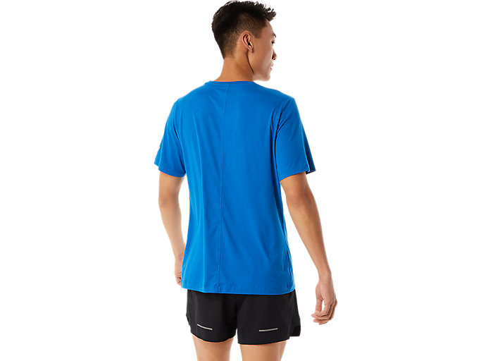 Topy Asics Kratke Sleeve Heather Tech Panske Modre | 39618-CPYL