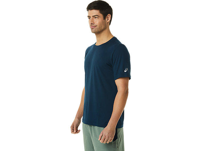 Topy Asics Kratke Sleeve Heather Tech Panske Viacfarebný | 42761-SAOQ