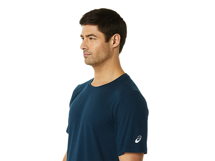 Topy Asics Kratke Sleeve Heather Tech Panske Viacfarebný | 42761-SAOQ